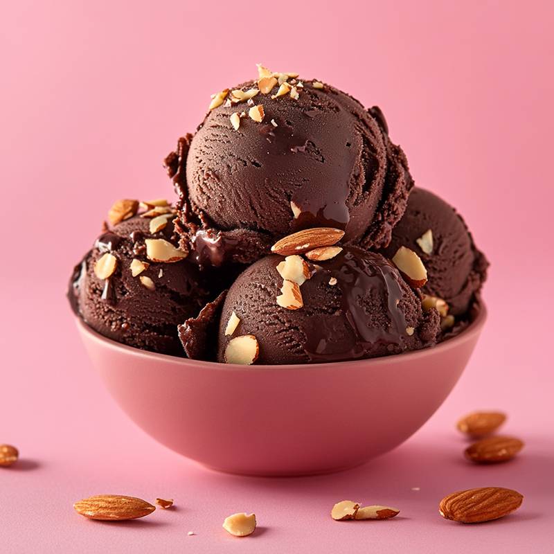 Dark Chocolate with Roasted Almond 475ml